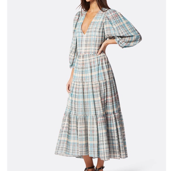 JOIE TOBEY MAXI COTTON DRESS - Picture 4 of 8